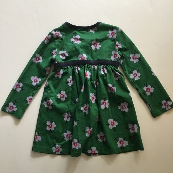 Tea Collection Kelvingrove floral wrap neck dress - Picture 3 of 4